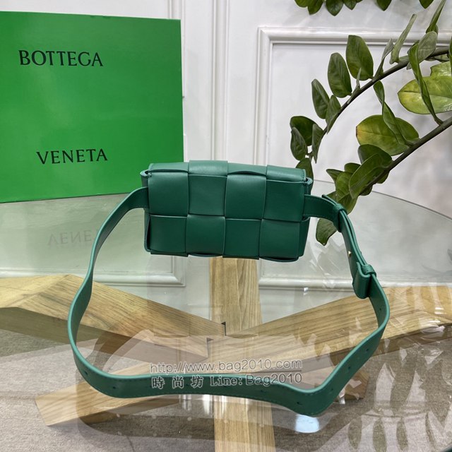 Bottega veneta高端女包 KF0015 牛油果色 寶緹嘉CAEESTTE腰包 BV經典款手工編織手包腰包胸包斜挎包  gxz1203